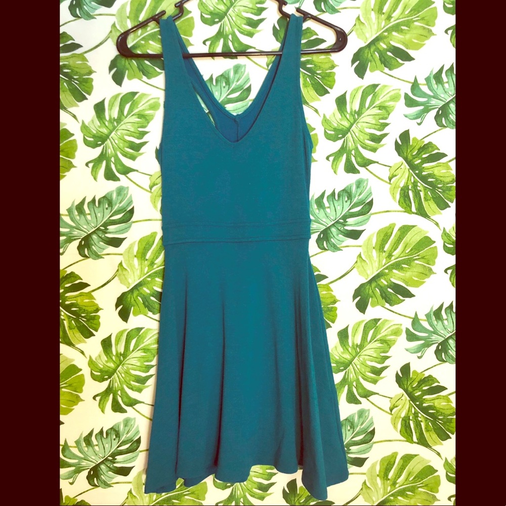 Teal dress
